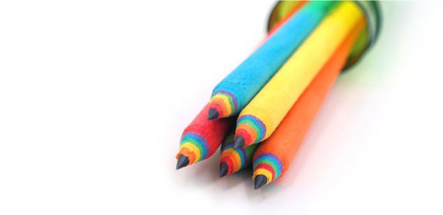 Hexa Rainbow Pencil