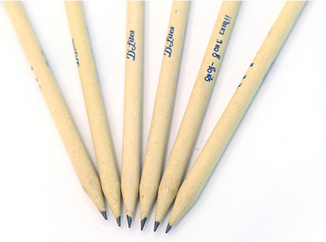 Recycled Paper Eraser Pencil